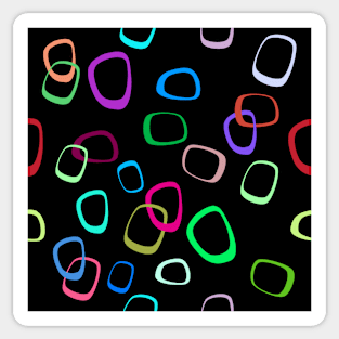 Groovy Rings Pattern Sticker